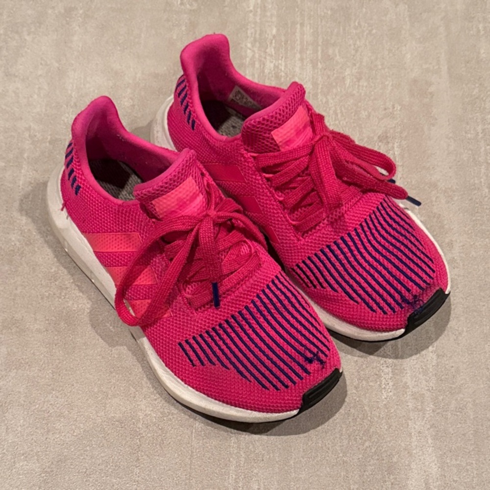 Adidas Pink and Navy Athletic Shoes